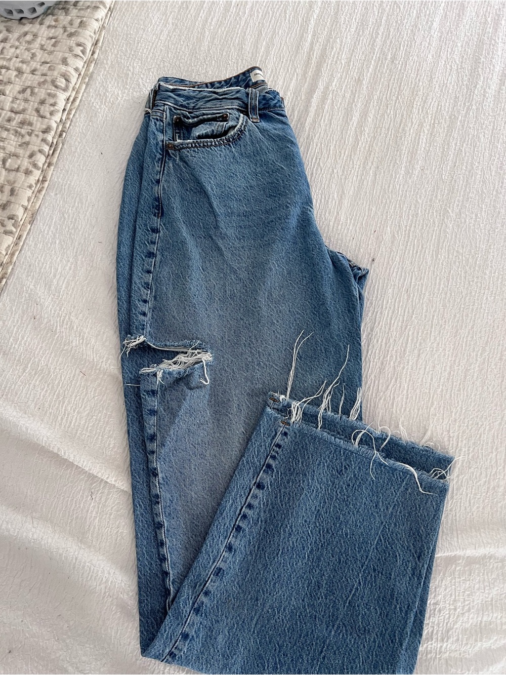 Abercrombie & Fitch Women’s The Loose High Rise jeans 29 /8 Long - Picture 2 of 3